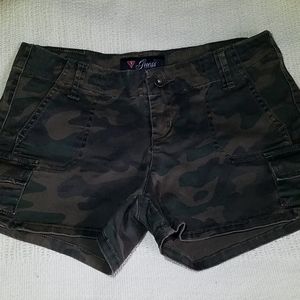 Guess Camo Cargo Shorts